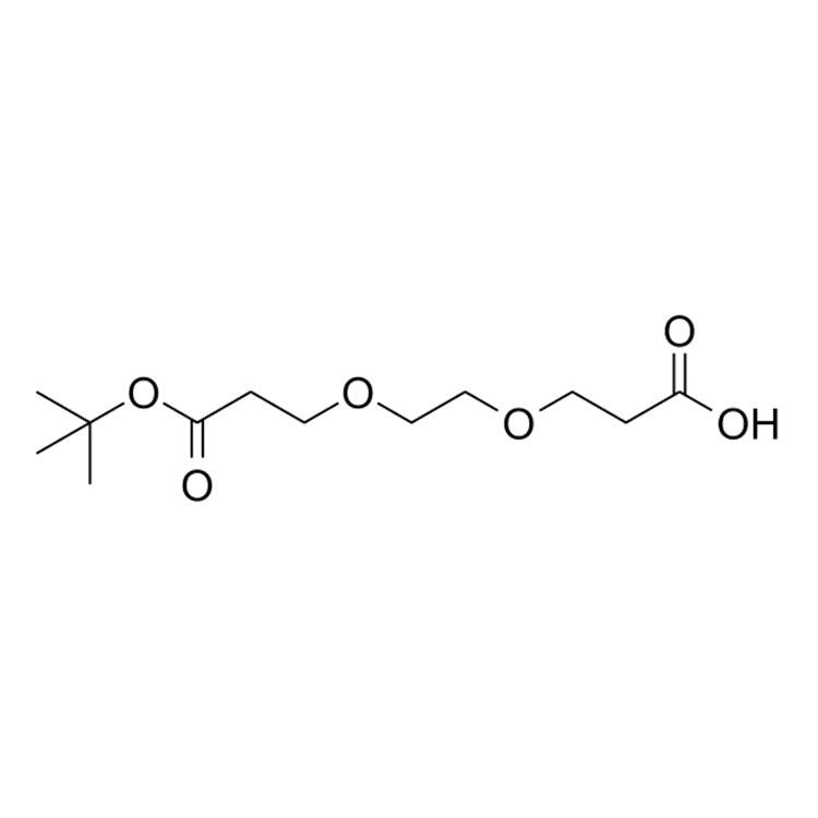 Acid-PEG2-t-butyl ester，Acid-PEG2-C2-Boc